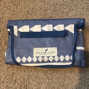 Young Living Blue picnic blanket